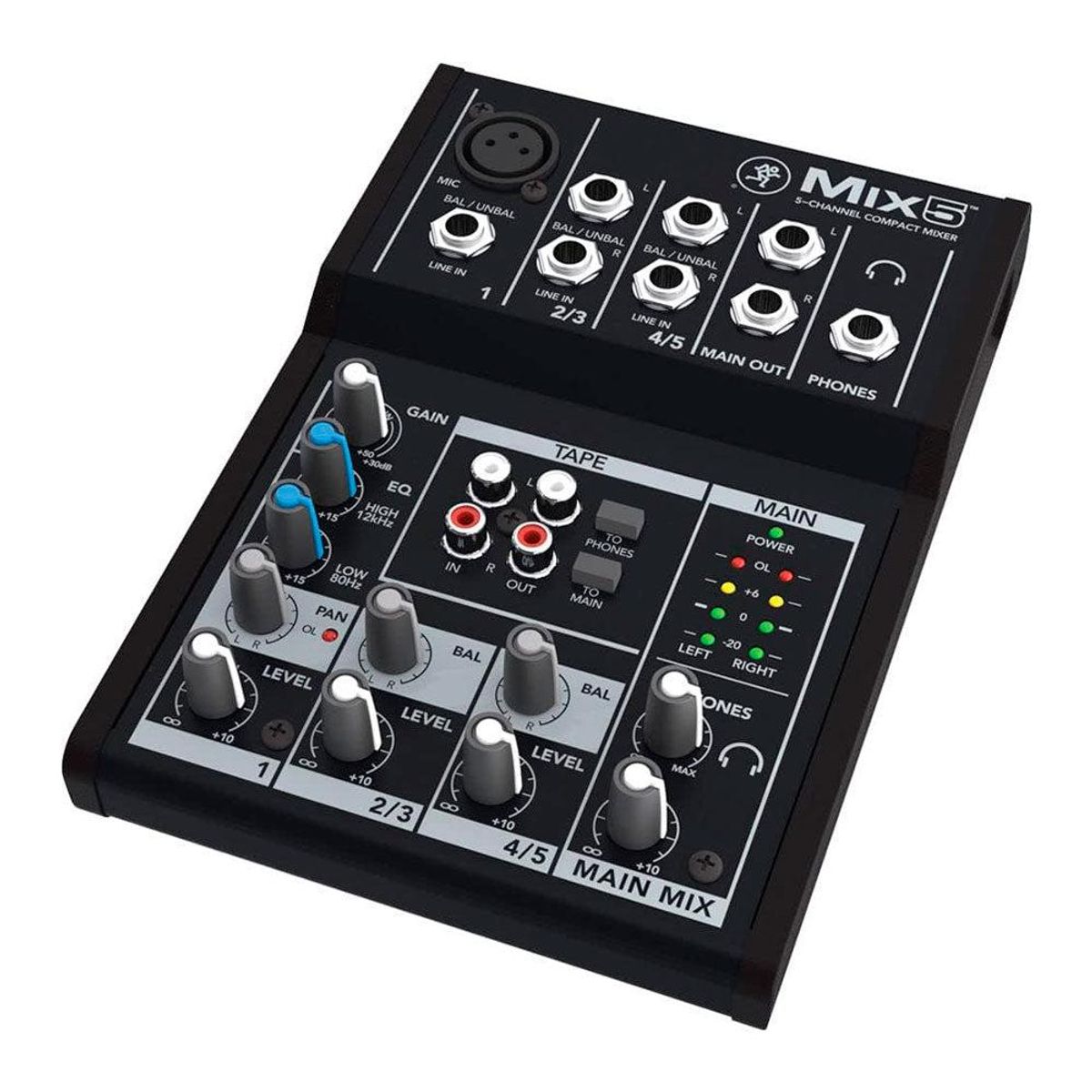 MACKIE - Mixer Mackie Analogico 5 Canales MIX5