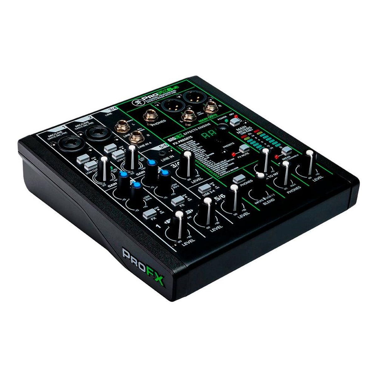 MACKIE - Mixer Mackie Analogico 6 Canales Usb CFx PROFX6V3