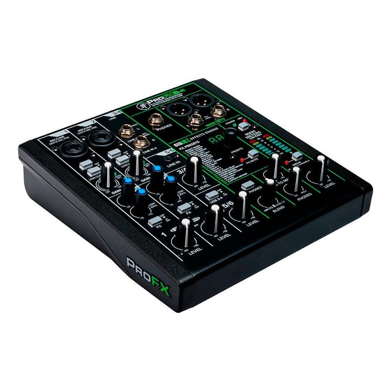 MACKIE - Mixer Mackie Analogico 6 Canales Usb CFx PROFX6V3
