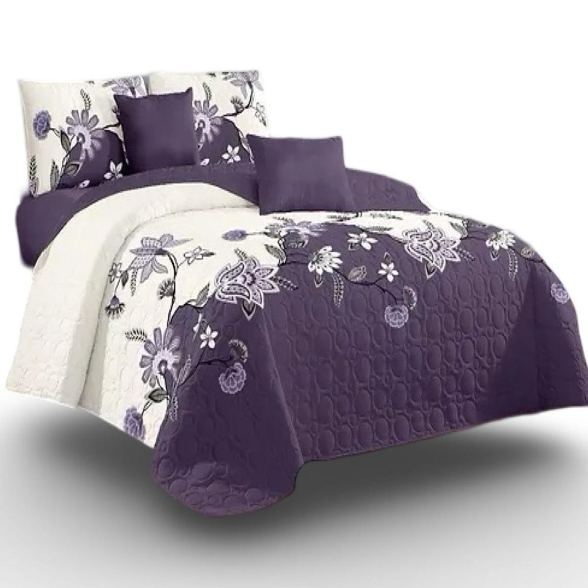 GENERICO - Cubrecama Quilt King para Verano y Primavera C17