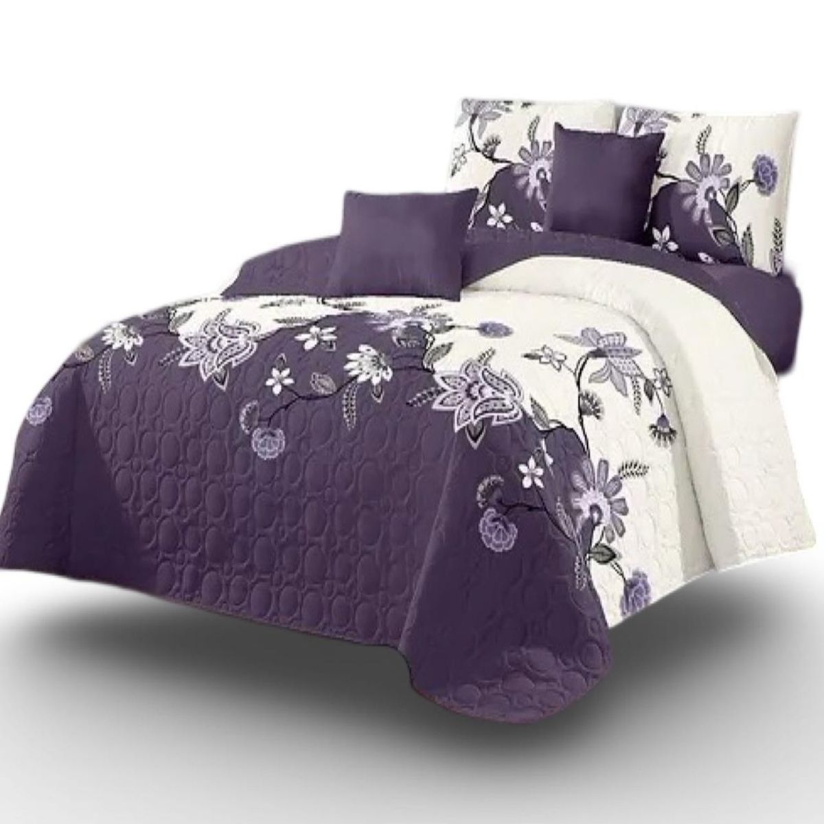 GENERICO - Cubrecama Quilt King para Verano y Primavera C17