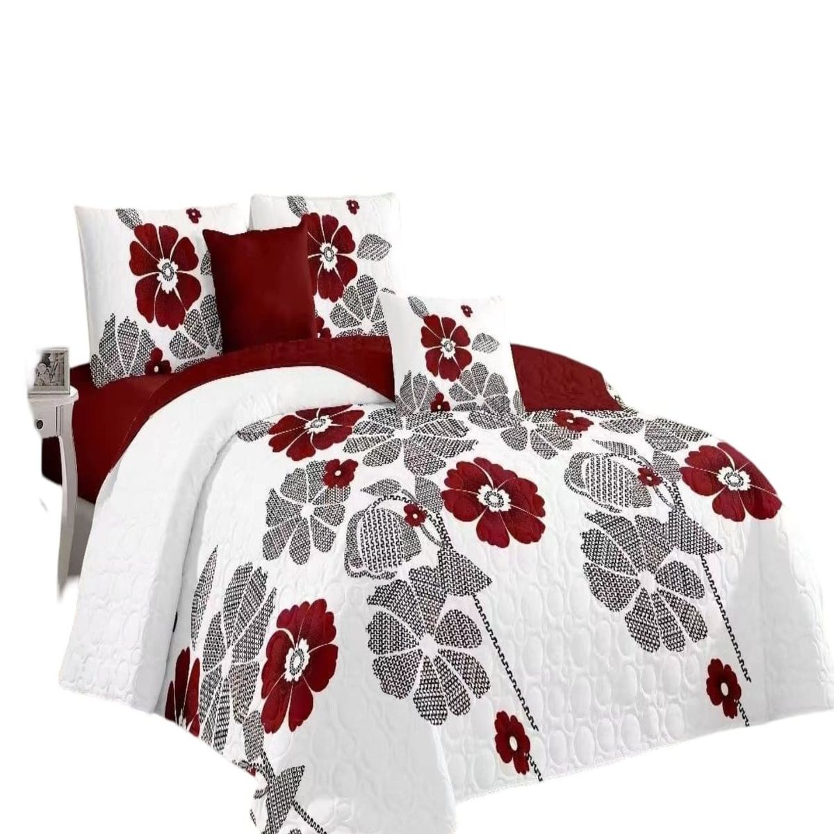 GENERICO - Cubrecama Quilt King para Verano y Primavera C10