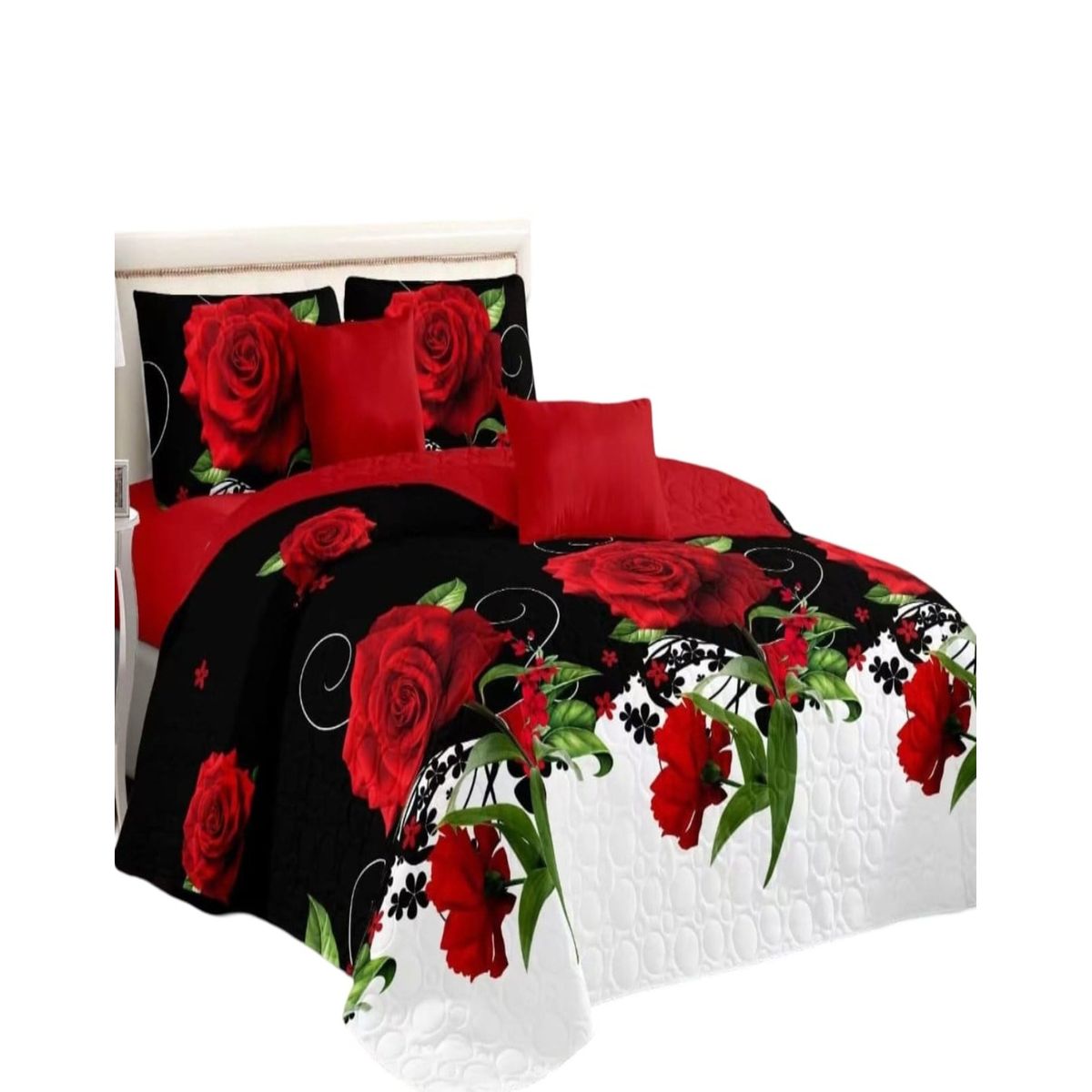 GENERICO - Cubrecama Quilt King para Verano y Primavera C4
