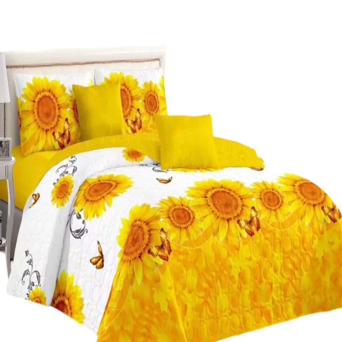 GENERICO - Cubrecama Quilt King para Verano y Primavera C3