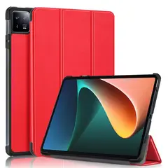GENERICO - Funda Inteligente compatible con Xiaomi Mi Pad 6-6 Pro Rojo