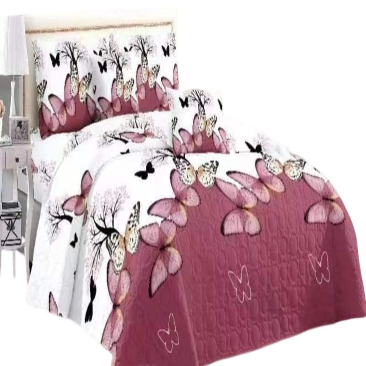 GENERICO - Cubrecama Quilt King para Verano y Primavera C14