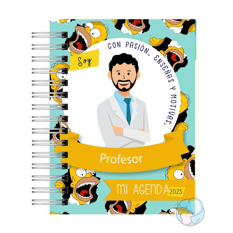 ELEFANTE AZULL - Agenda Profesor 2025
