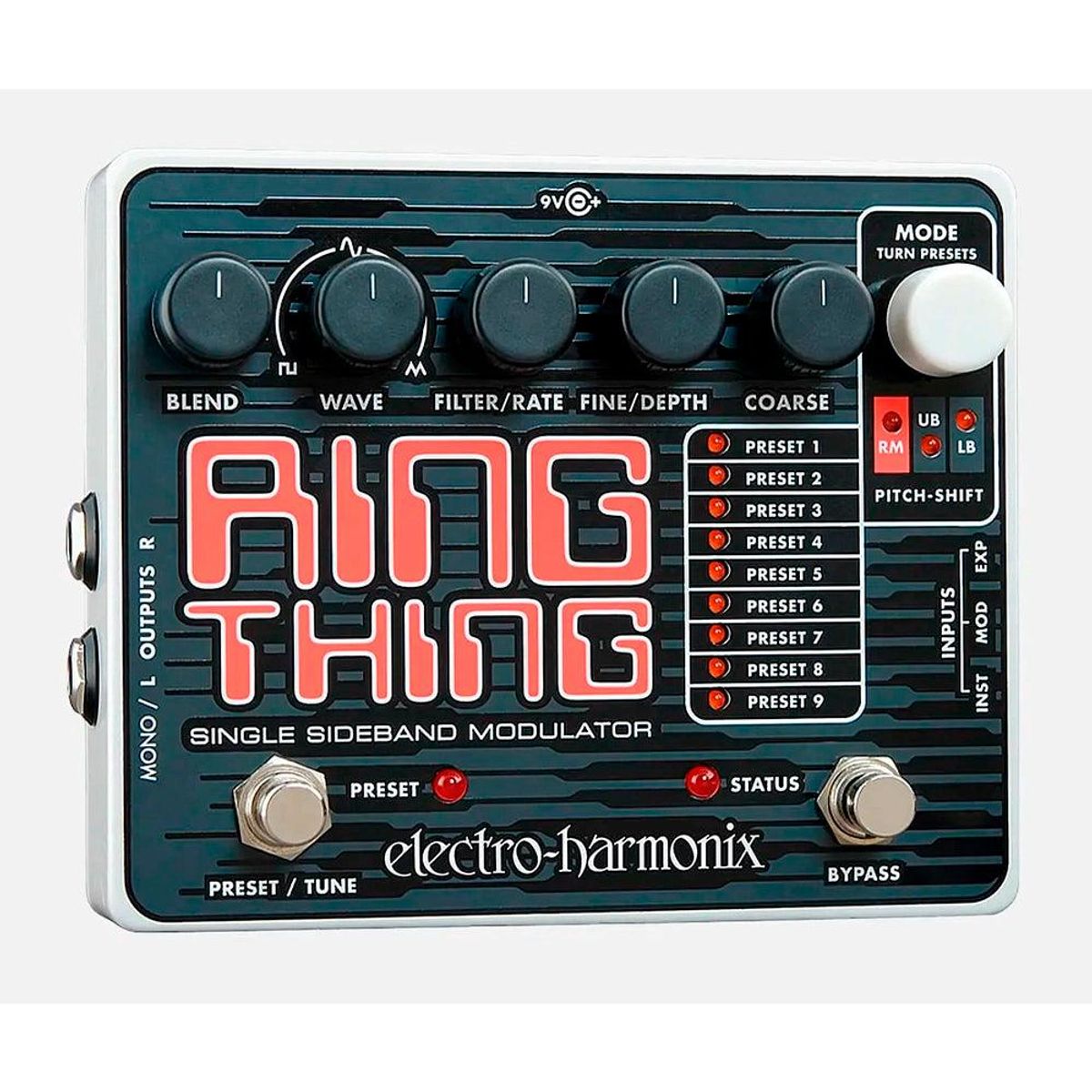 ELECTRO HARMONIX - Pedal Efecto Guitarra Ring Modulator +Adaptador Corriente
