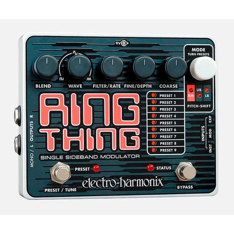 ELECTRO HARMONIX - Pedal Efecto Guitarra Ring Modulator +Adaptador Corriente