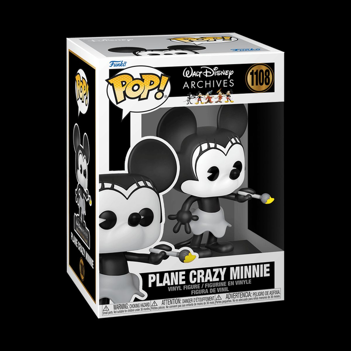 FUNKO - Funko Pop 1108 - Walt Disney Archives Plane Crazy Minnie