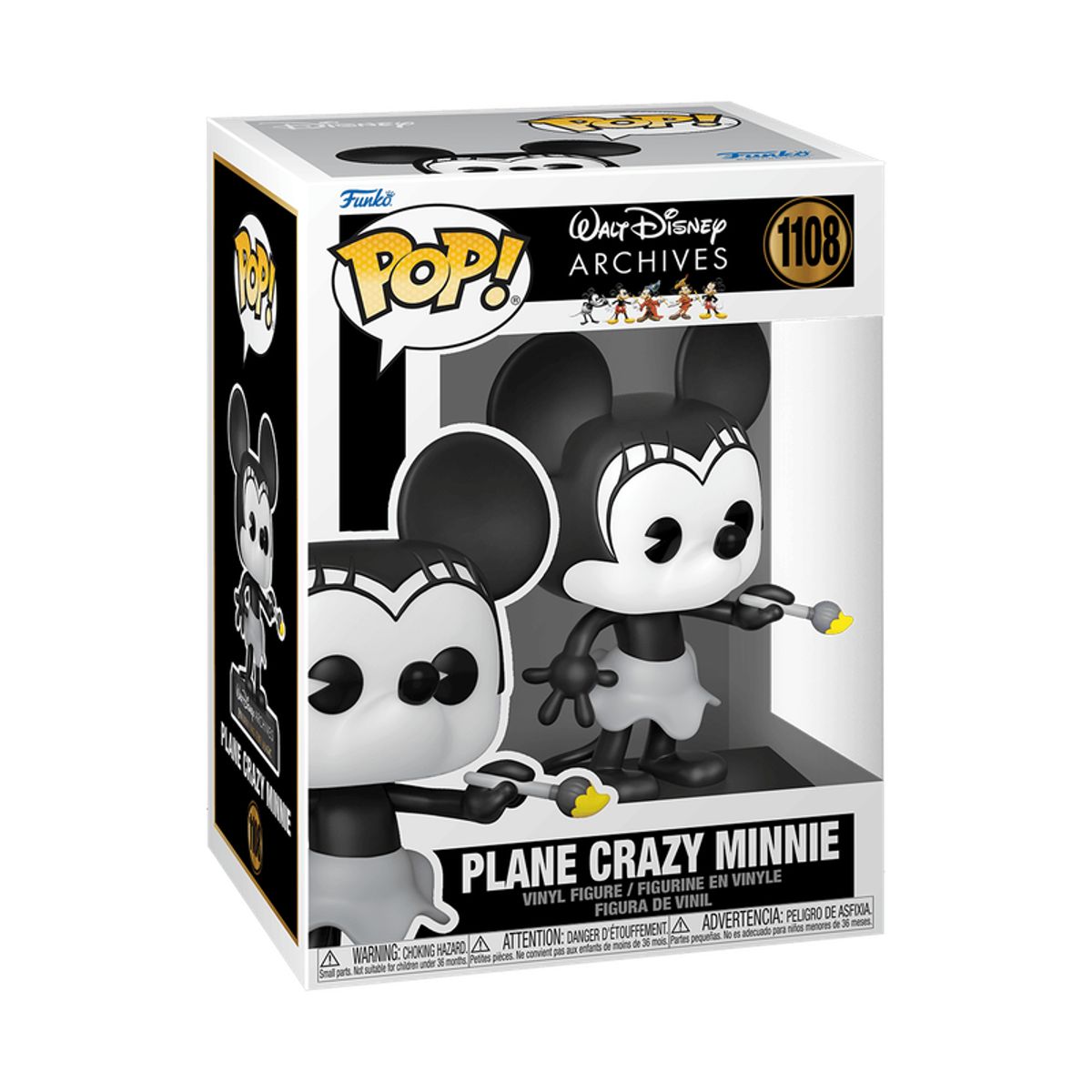 FUNKO - Funko Pop 1108 - Walt Disney Archives Plane Crazy Minnie