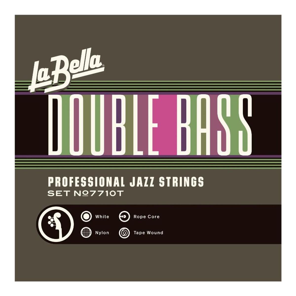 LA BELLA - Cuerdas Contrabajo Double Bass Pro Jazz Strings Baby Bass