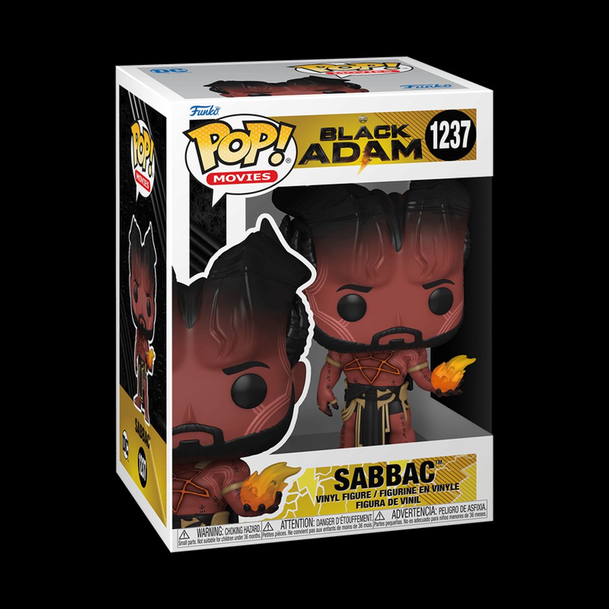 FUNKO - Funko Pop Movies 1237 - Black Adam Sabbac