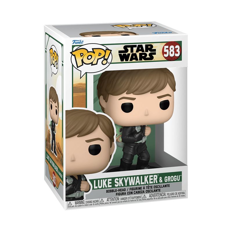 FUNKO - Funko Pop 583 - Star Wars Luke Skywalker & Grogu