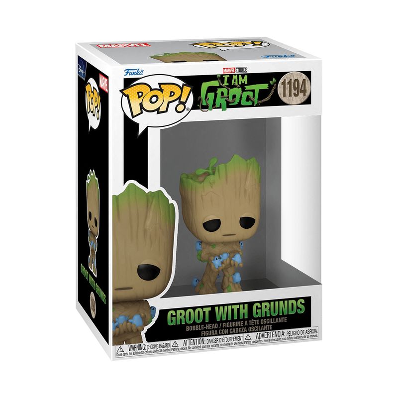 FUNKO - Funko Pop 1194 - I Am Groot Groot with Grunds