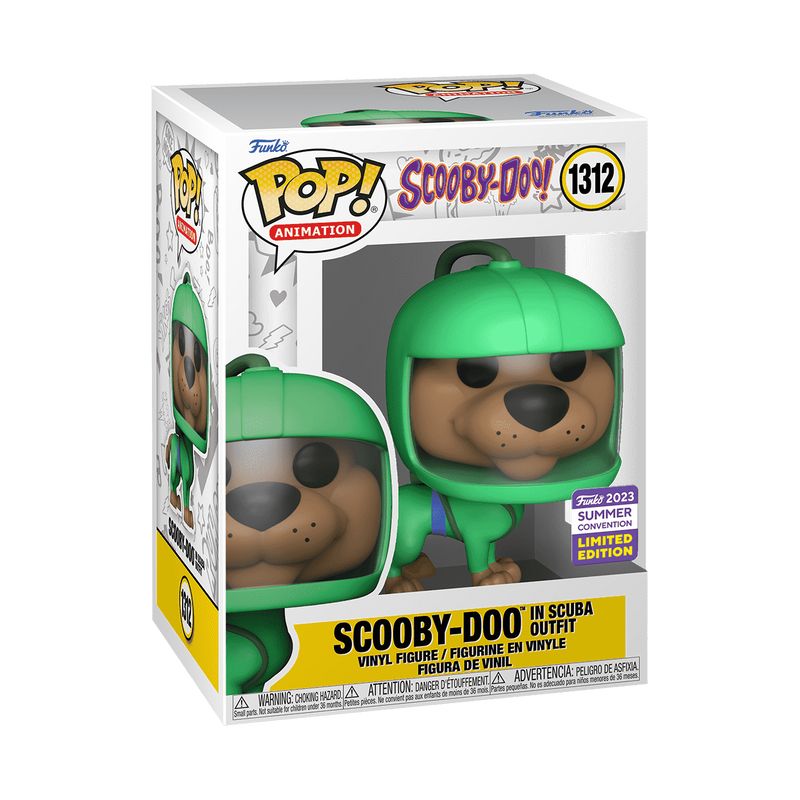 FUNKO - Funko Pop Animation 1312 - Scooby-Doo in Scuba Outfit
