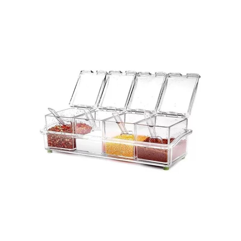 GENERICO - Especieros Frascos Condimentos Cocina Organizador