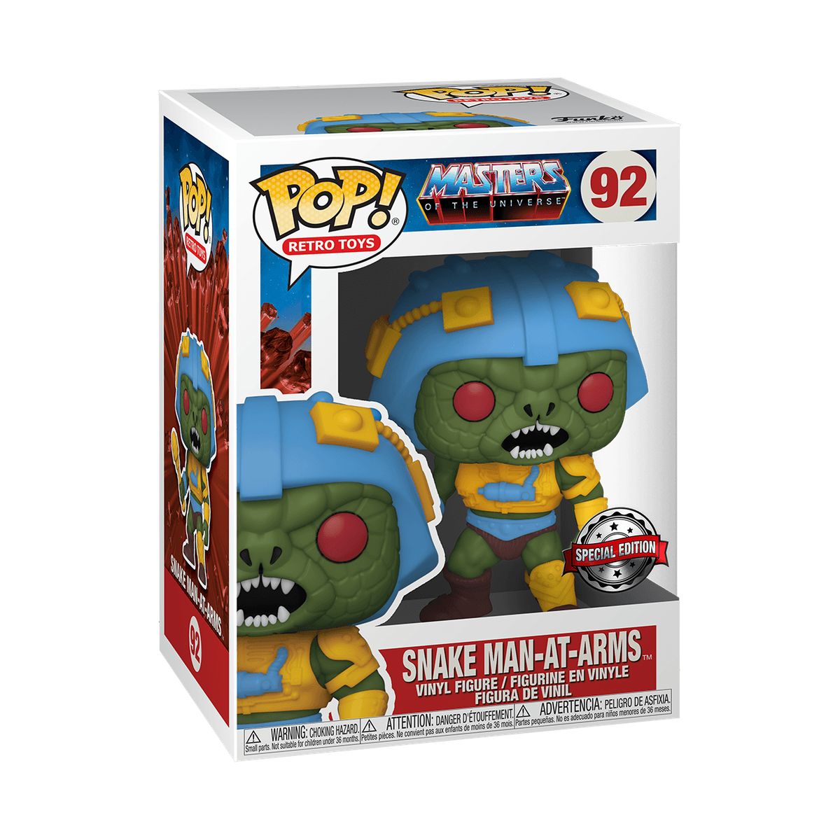 FUNKO - Funko Pop Retro Toys 92 - Masters of Universe Snake Man