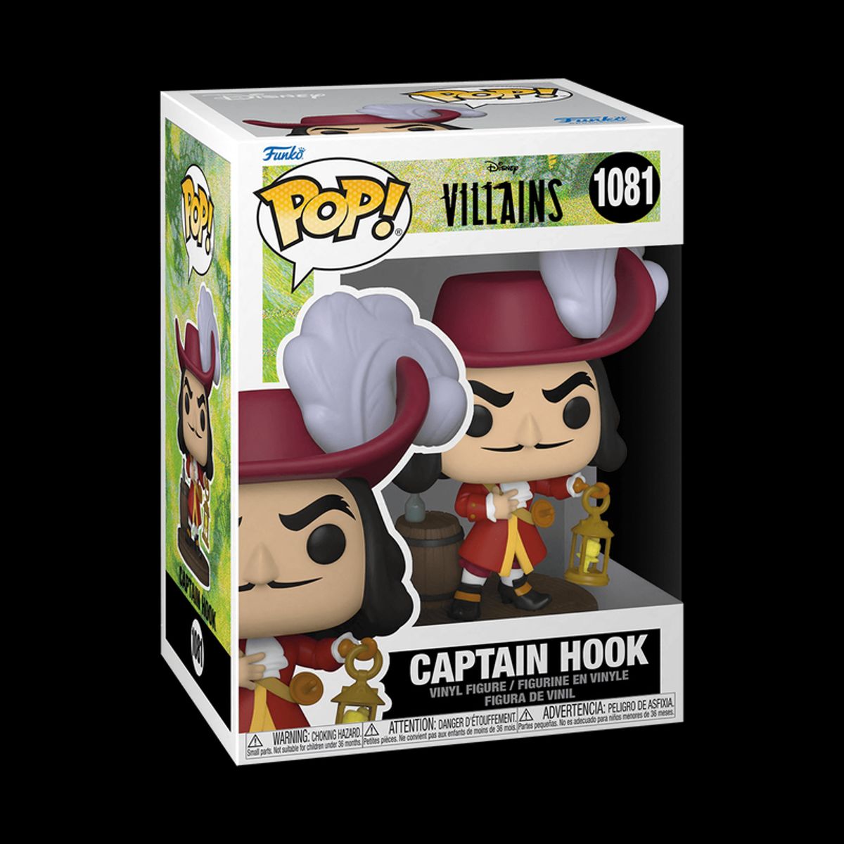 FUNKO - Funko Pop 1081 - Disney Villains Captain Hook Capitán Garfio