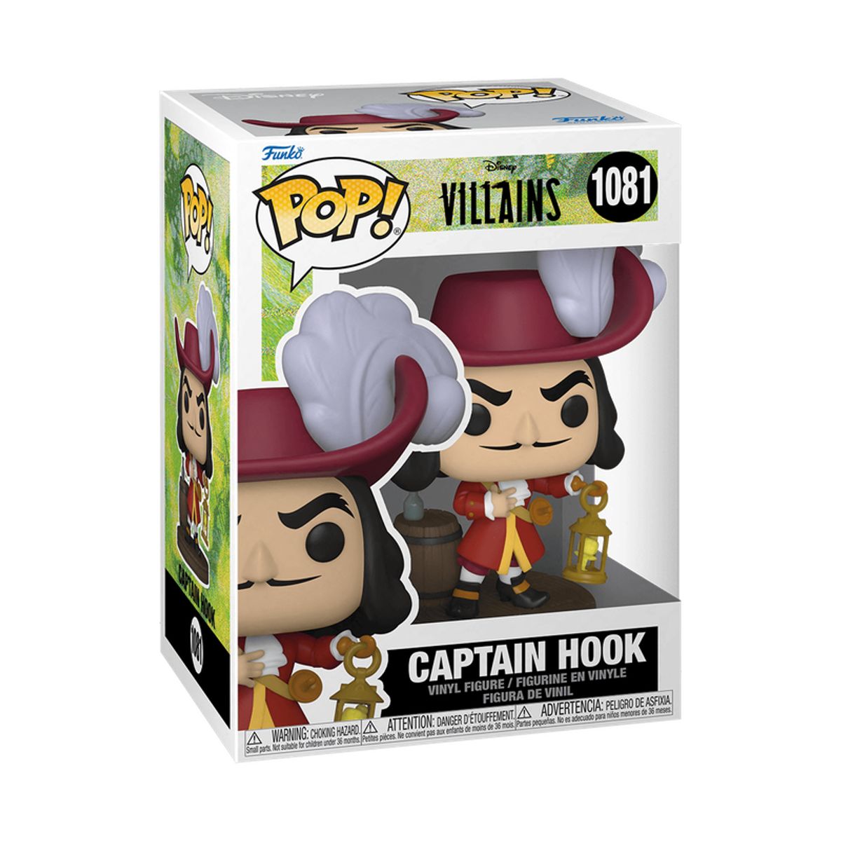 FUNKO - Funko Pop 1081 - Disney Villains Captain Hook Capitán Garfio