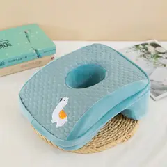 GENERICO - Almohada Ergonómica para Siestas de oficina AZUL