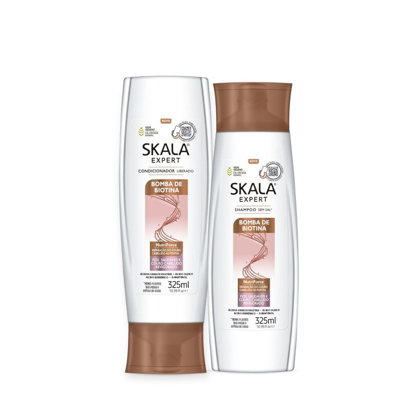SKALA - Shampoo y Acondicionador Skala Bomba de Biotina 325ML