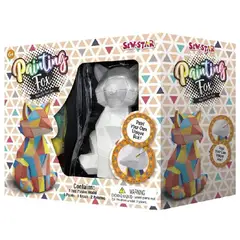 SEW STAR - Kit manualidades de zorrito en yeso para pintar