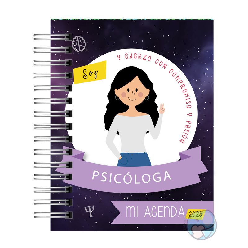 ELEFANTE AZULL - Agenda Psicóloga 2025