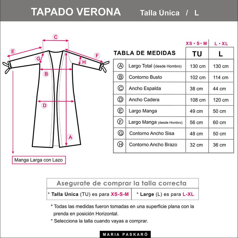 MARIA PASKARO - Tapado Kimono Largo Verona Verde Oliva Terciopelo Maria Paskaro MARIA PASKARO