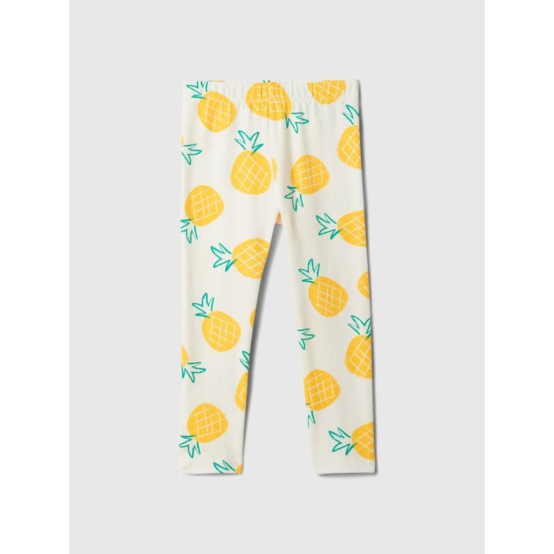 GAP - Calzas Toddler Niña Print Amarillo GAP