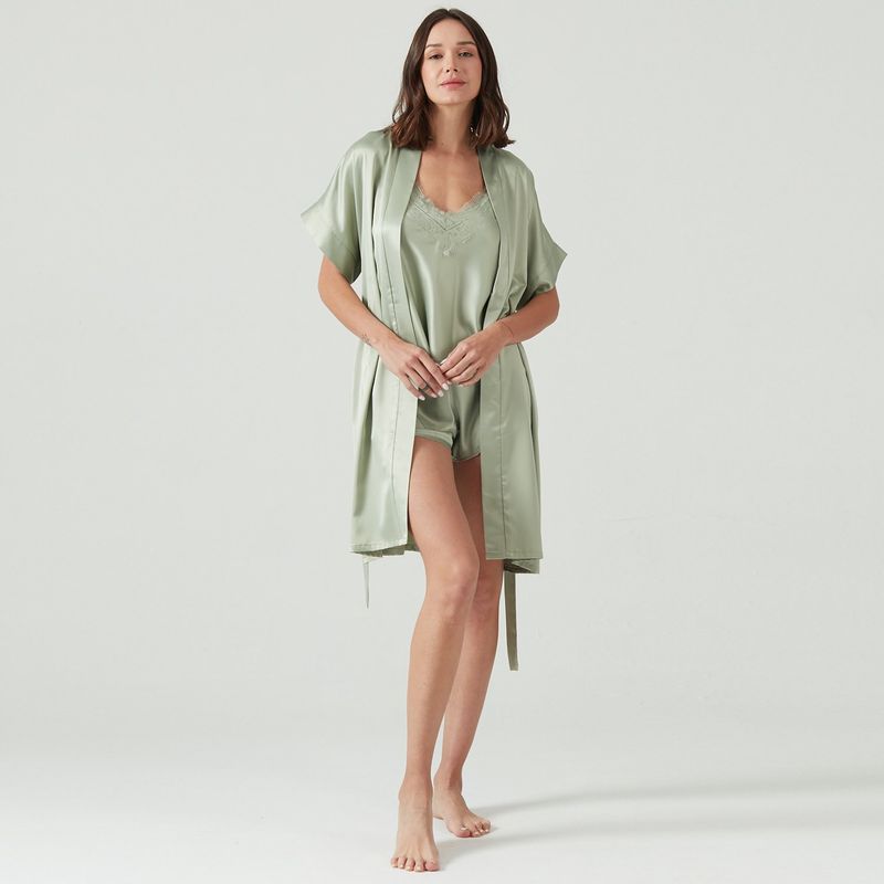 BARBIZON - Bata Mini Satin Verde
