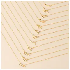 BOAZ JOYAS - COLLAR CONSTELACIÓN BAÑADO EN ORO