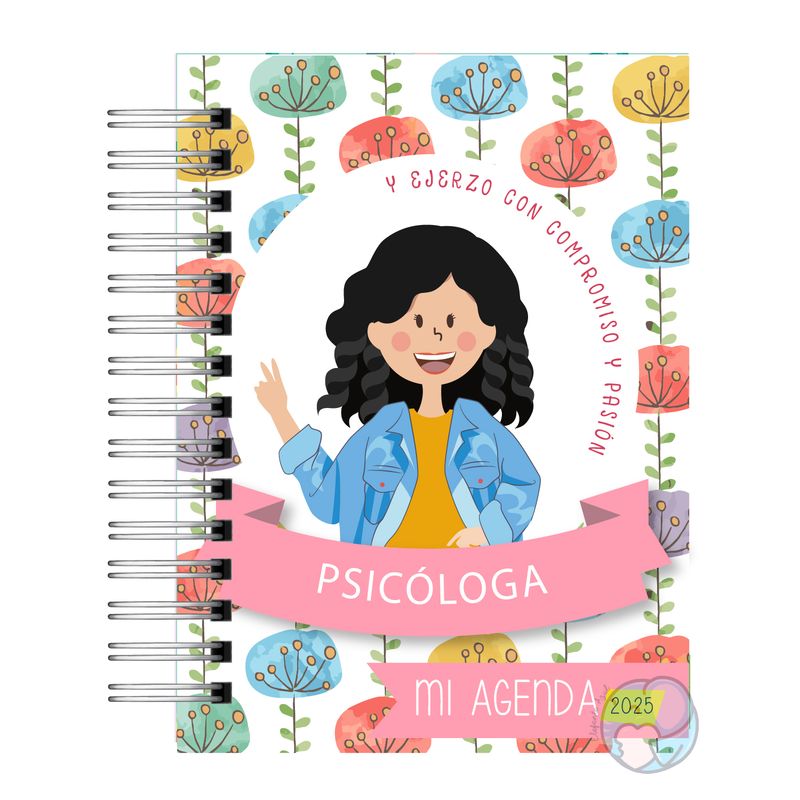 ELEFANTE AZULL - Agenda Psicóloga 2025