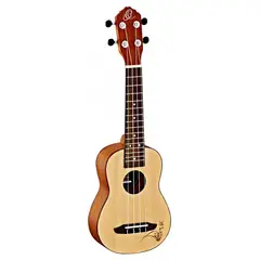 GENERICO - Ukelele Soprano Ortega Bonfire Series Natural RU5-SO
