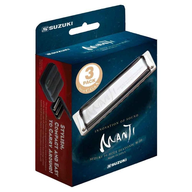 SUZUKI - Armónicas Suzuki Manji Set De 3U M20-3SET