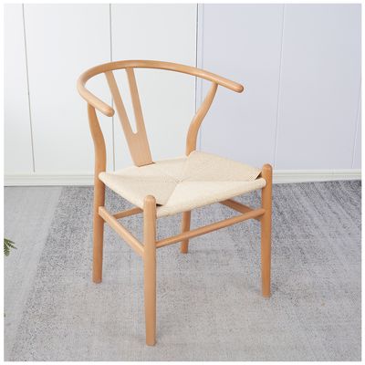 Imagen 2 del producto Pack 2 Sillas Comedor Wishbone Natural Beige