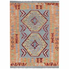 RUGS CL - Alfombra Rugscl Kilim Newtri Multicolor 086x123 7446KP