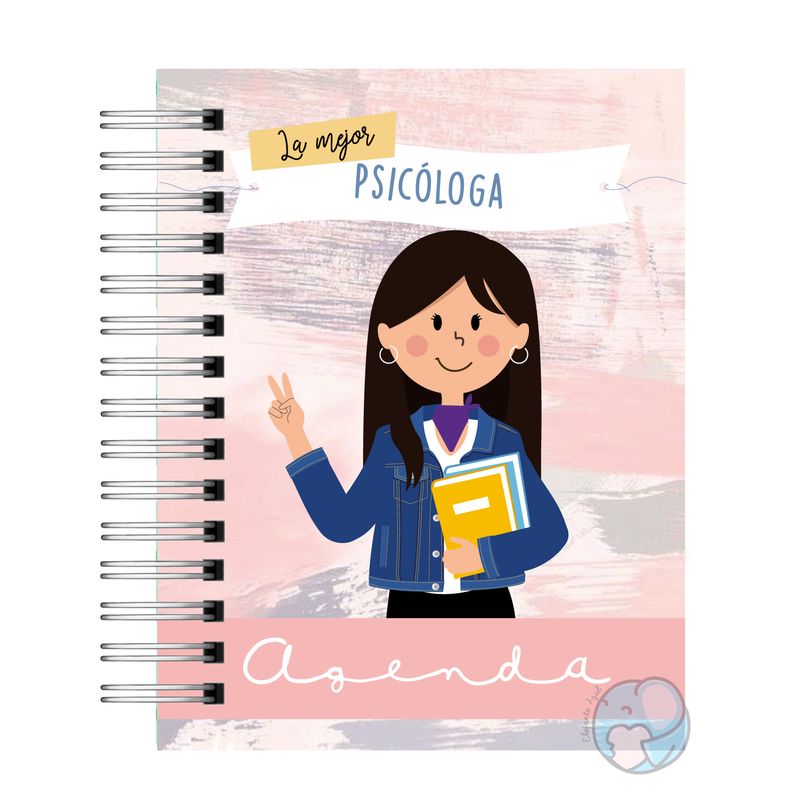 ELEFANTE AZULL - Agenda Psicóloga 2025