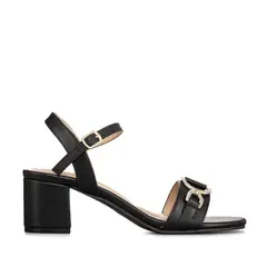 WEIDE - Sandalias Chalas Casual Mujer Taco Grueso Charol JS71