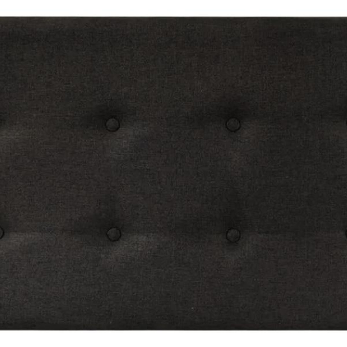 IMPORTCLICK - Respaldo Elegante King Capitone 180x60 CM Gris Oscuro Felpa Botones IMPORTCLICK