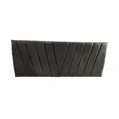 IMPORTCLICK - Respaldo Elegante Super King Capitone En V 200x60 CM Gris Oscuro Lino