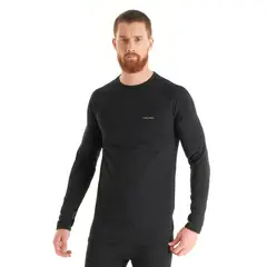 HAKA HONU - Primera Capa Hombre Huemul Top Negro