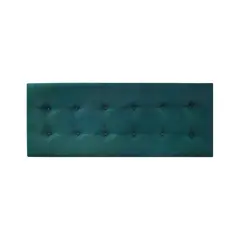 IMPORTCLICK - Respaldo Elegante 1 Plaza Capitone 105x60 CM Turquesa Felpa Botones