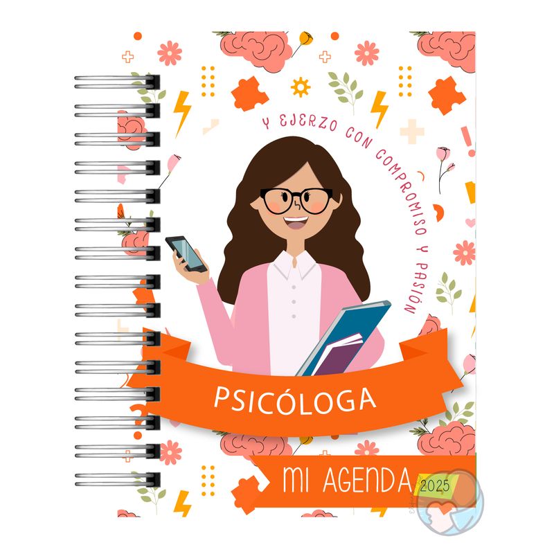 ELEFANTE AZULL - Agenda Psicóloga 2025