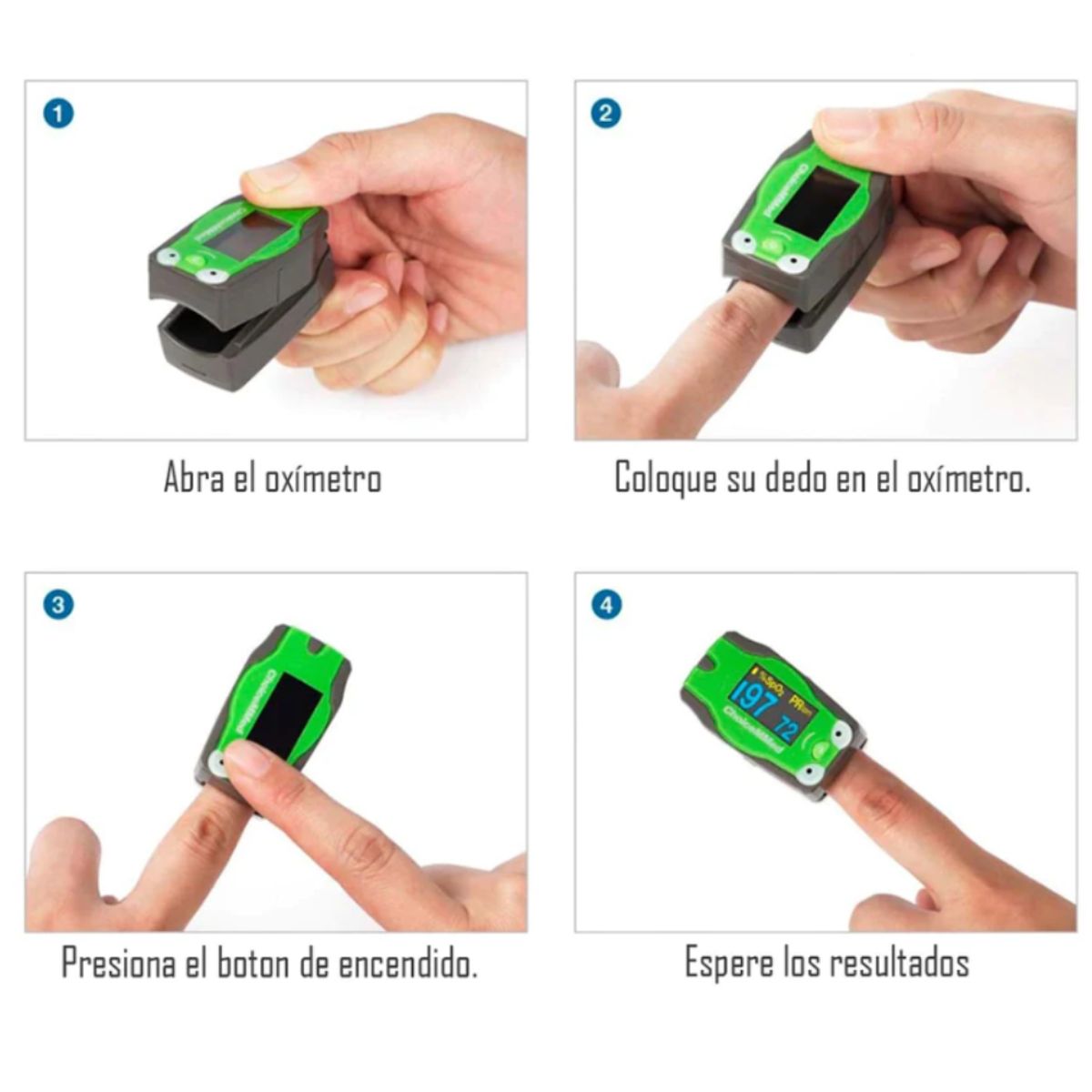 CHOICEMMED - OXIMETRO DE PULSO PEDIATRICO CHOICEMMED RANA SATUROMETRO PEDIATRICO