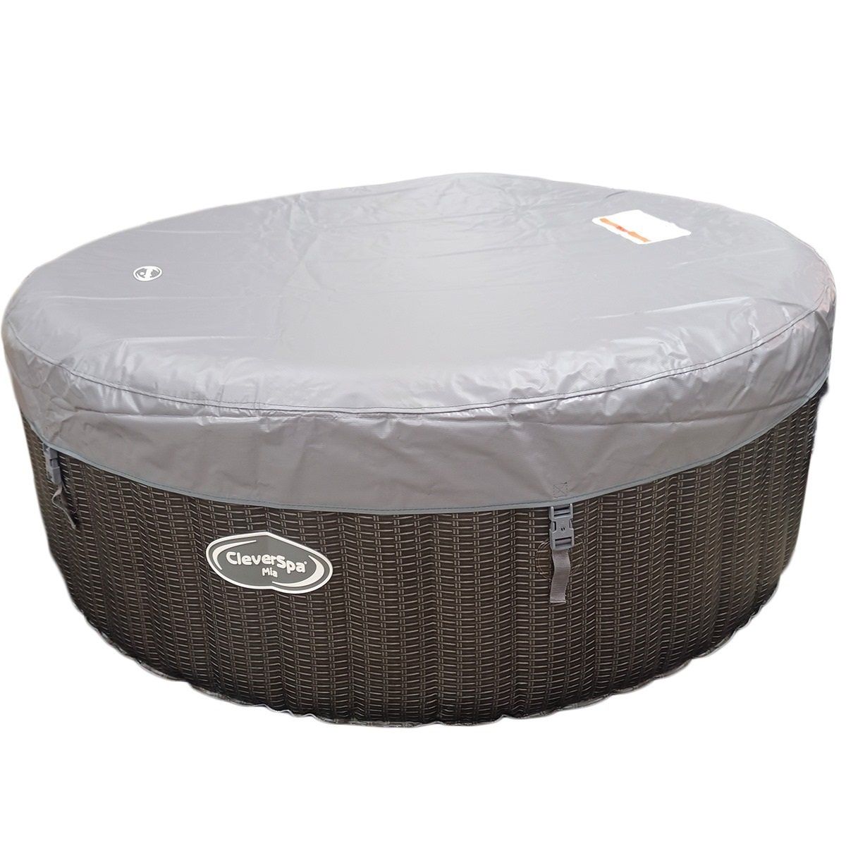SUNSHINE - Jacuzzi Inflable Rattan 8340- Gris 4 personas