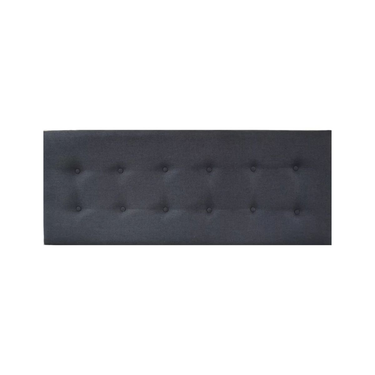 IMPORTCLICK - Respaldo Elegante Super King Capitone 200x60 CM Gris Oscuro Lino IMPORTCLICK
