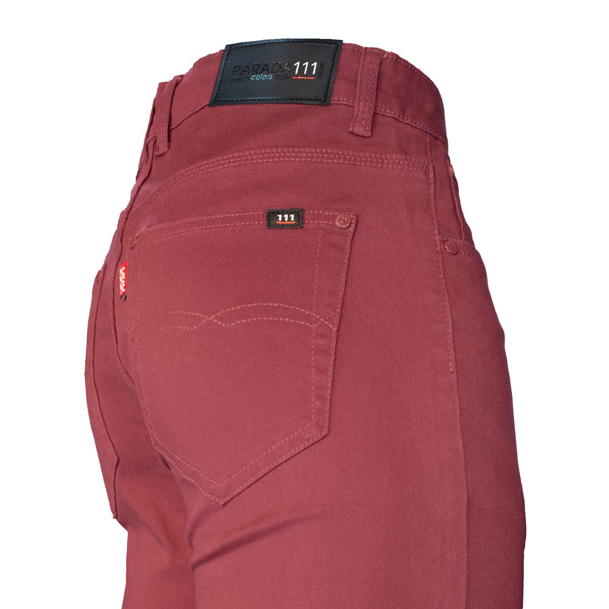 PARADA 111 - Pantalón Parada 111 Series Burdeo