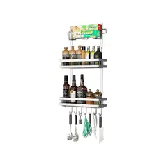 IMPORTCLICK - Organizador Estante Lateral Refrigerador Multifuncional Cocina