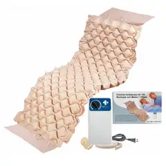 TOPMEDIC - Colchón Antiescaras Eléctrico de 1 Plaza Con Motor + Kit de Reparación